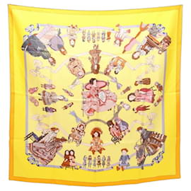 Carré 90 Hello Dolly en soie Hermes - Hermès