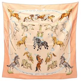 Foulard Hermes Carre 90 EN PISTE - Hermès