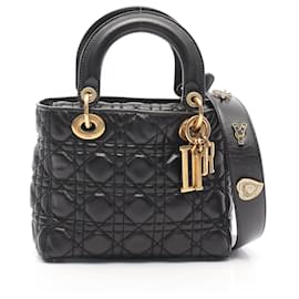 Borsa a 2 vie Christian Dior Dior Lady Small Cannage