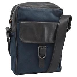Bolsa de Ombro BOTTEGA VENETA Canvas Navy 113097 Auth bs35933