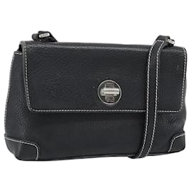 Borsa a Spalla TIFFANY&Co. Pelle Nera Argento Auth bs35941 - Autre Marque