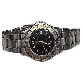 Relógio Balenciaga Vintage em aço inoxidável Preto Ouro
