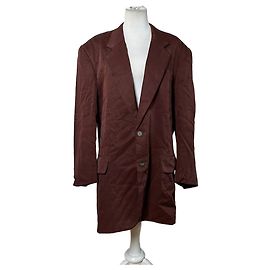Blazer Vintage Dior da uomo Bordeaux Bottoni Argentati M