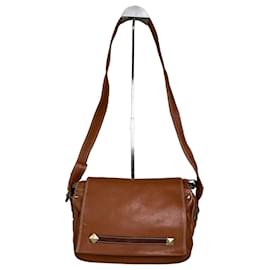 Borsa a tracolla vintage Givenchy in pelle borchiata Marrone Oro