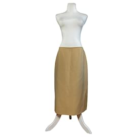 Céline Vintage Celine A-Linien-Rock Beige Frankreich L