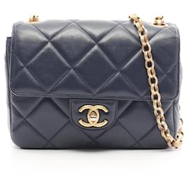 Borsa Chanel Matelassé Blu Navy