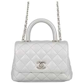 Borsa Chanel Matelassé in argento