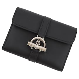 Hermes Kara Black Swift Leather Coin Purse - Hermès