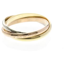 Cartier Trinity Ring in Gelb Weiß und Roségold