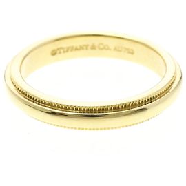 Tiffany & Co Anello Tiffany Milgrain in oro giallo 18K