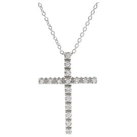 Autre Marque Colar de Cruz com Diamantes Star Jewelry