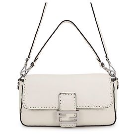 Borsa a mano Fendi Selleria bianca