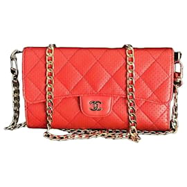 Portafoglio Chanel Rouge Pelle Trapuntata