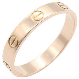 Anillo Mini Love de Cartier en oro rosa de 18K