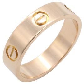 Anel Love da Cartier em ouro rosa 18K