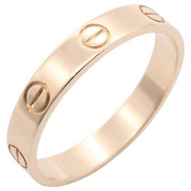Anillo Mini Love de Cartier en oro rosa de 18K