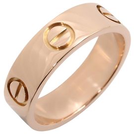 Anello Love Band di Cartier in oro rosa 18K