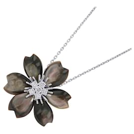 Van Cleef & Arpels Rose de Noël Clip Necklace