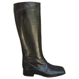 Bally Casland Botas altas de cuero negro