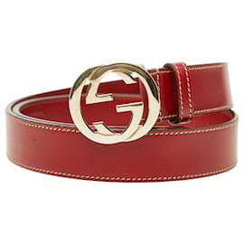 Gucci Gürtel mit Interlocking G Logo-Schnalle