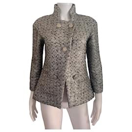 Chaqueta de tweed Chanel cruzada