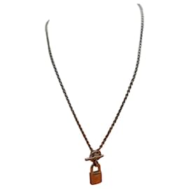 Collier Hermès Chaine d'Ancre Kelly Cadenas Argent
