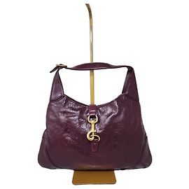 Gucci Guccissima Borsa Hobo Jackie in pelle Bordeaux