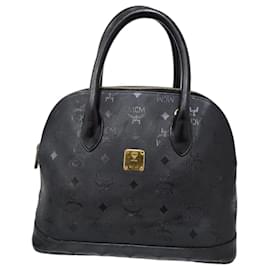 Sac à main MCM Visetos Nylon Dome Noir