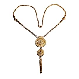 Collana Medaglione Dorata Classiques Entier - Autre Marque