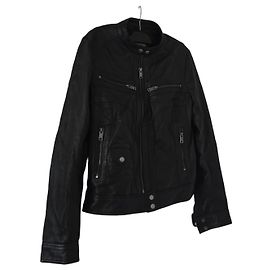 Autre Marque Chyston Black Leather Biker Jacket