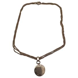 Collana D&G in metallo argentato