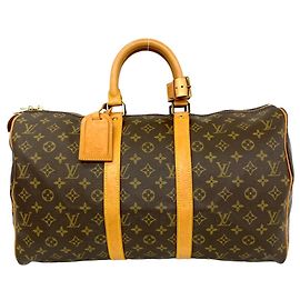Borsa Boston Louis Vuitton Vintage Keepall Monogram Leather