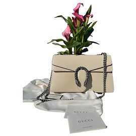 Gucci Dionysus Small Leather Shoulder Bag - Ivory