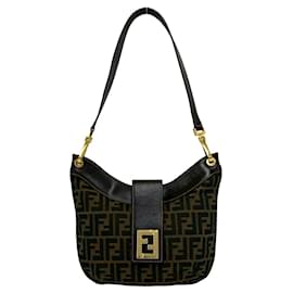 Borsa a Spalla FENDI Vintage FF Logo Hardware Zucca Pattern