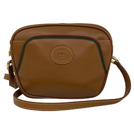 Mini borsa a tracolla in pelle Gucci Old Sherry Line GG Logo