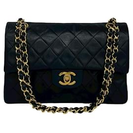 Borsa a Spalla Chanel Matelassé Coco Mark Double Flap