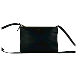 Mini borsa a tracolla Trio Logo in pelle Celine - Céline