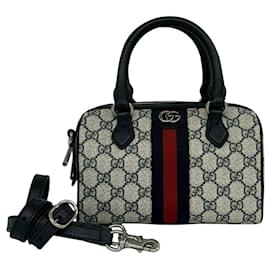 Borsa a mano in pelle Gucci Ophidia Sherry Line con logo GG e finiture metalliche