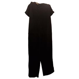 Autre Marque Twinset Simona Barbieri Mono Negro de Viscosa
