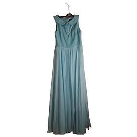 Autre Marque Isabel Garcia Langes Kleid in Hellblau
