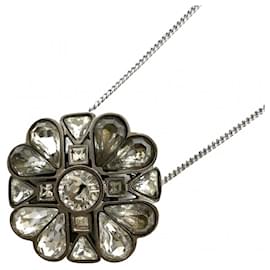 Collana Chanel in strass argento
