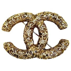 Spilla Chanel placcata oro