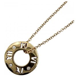 Collana con pendente Atlas Small Pierced Circle di Tiffany & Co.