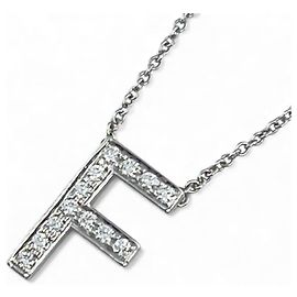 Tiffany & Co. Initialen F Halskette für Damen
