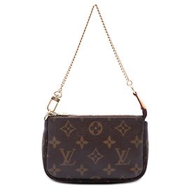 Louis Vuitton Braun Monogram Mini Pochette Accessoires