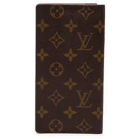 Portafoglio Louis Vuitton Brown Monogram Brazza
