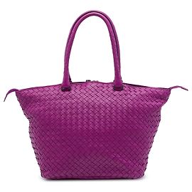 Tote in nappa Intrecciato viola Bottega Veneta
