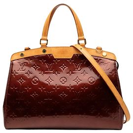Louis Vuitton Red Monogram Vernis Brea MM