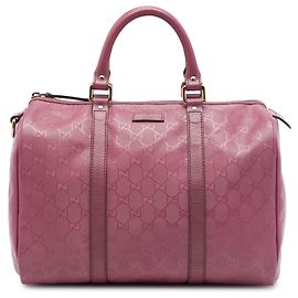 Borsa Boston Gucci Marrone Media con Stampa GG
