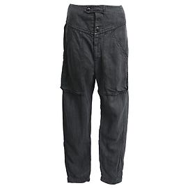 Isabel Marant Étoile Tapered Leg Hose aus schwarzem Lyocell